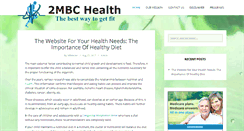 Desktop Screenshot of 2mbchealth.com